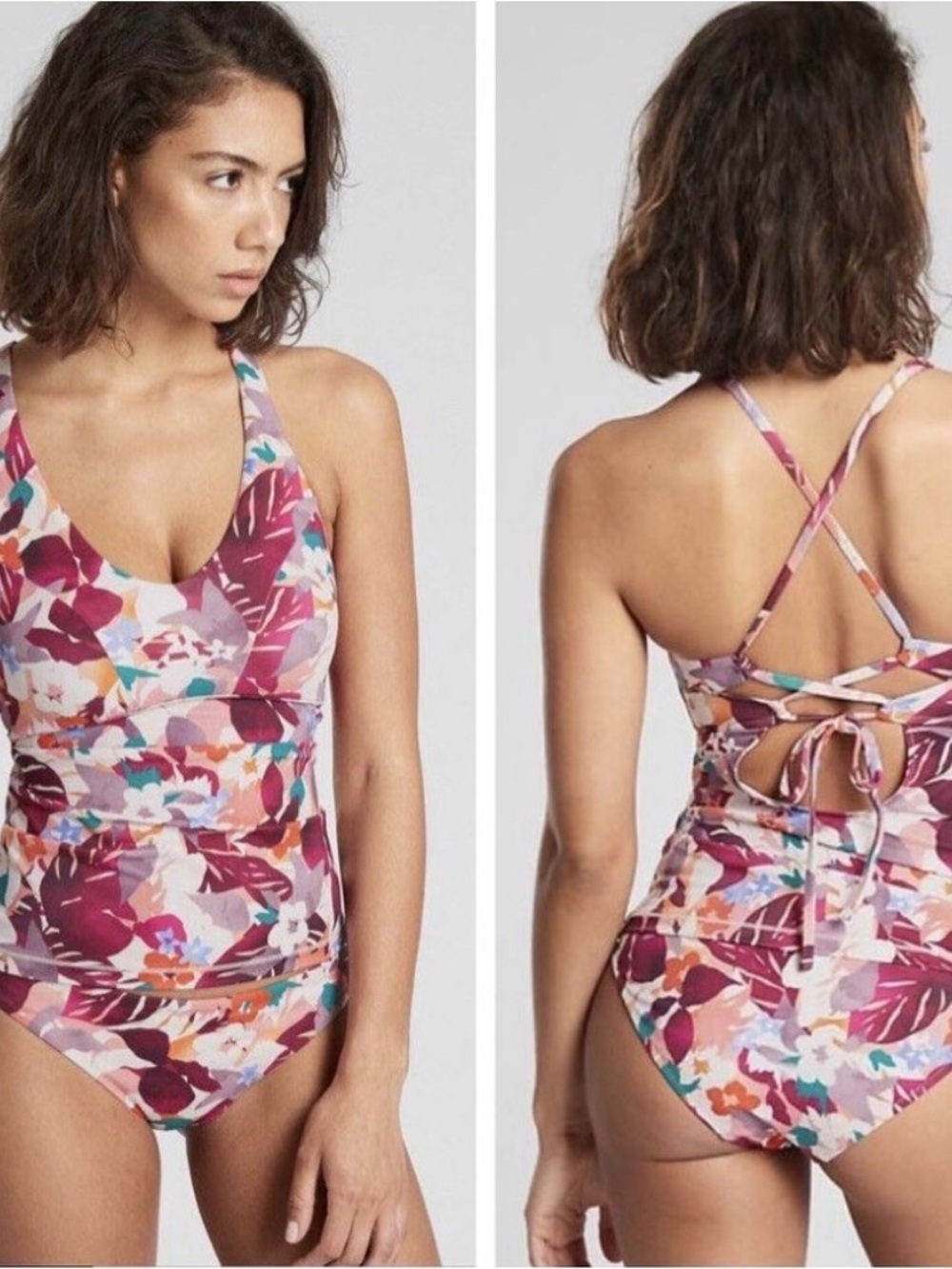Athleta Daybreak Tankini Large